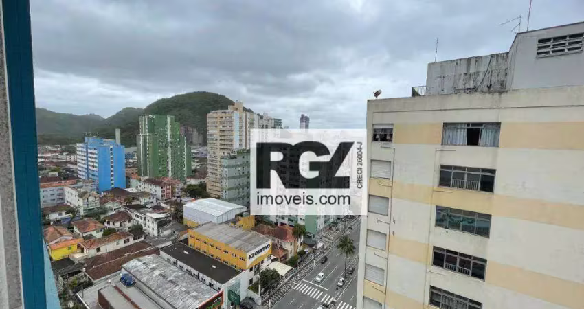 Apartamento com 1 dormitório à venda, 45 m² por r$ 265.000,00 - centro - são vicente/sp