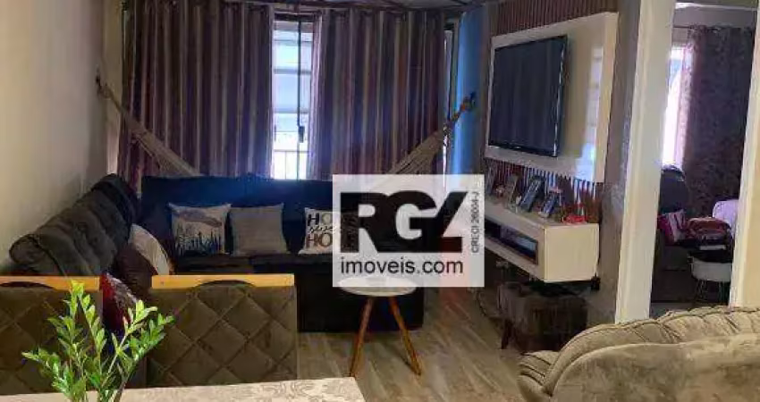 Apartamento com 2 dormitórios à venda, 121 m² por r$ 530.000,00 - ponta da praia - santos/sp