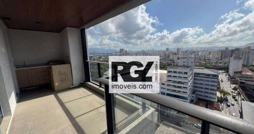 Apartamento com 1 dormitório à venda, 54 m² por R$ 850.000,00 - Boqueirão - Santos/SP