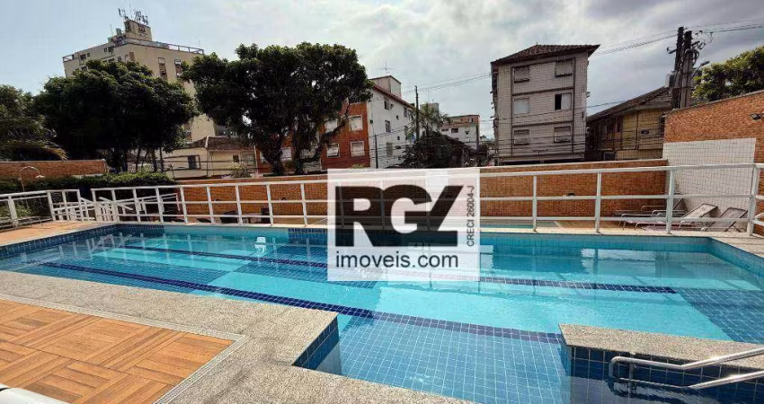 Apartamento com 1 dormitório à venda, 49 m² por R$ 530.000,00 - Macuco - Santos/SP