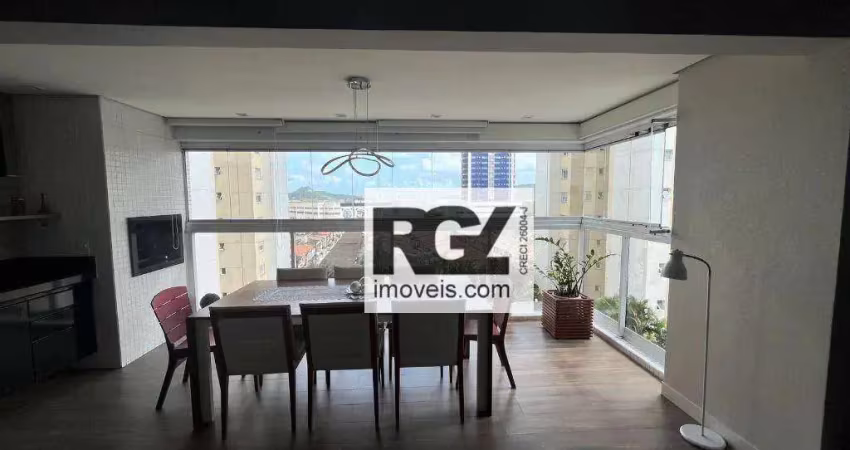 Apartamento com 2 dormitórios à venda, 111 m² por r$ 1.200.000,00 - ponta da praia - santos/sp