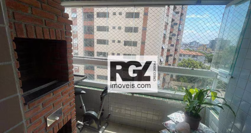 Apartamento com 3 dormitórios à venda, 70 m² por R$ 750.000,00 - Aparecida - Santos/SP