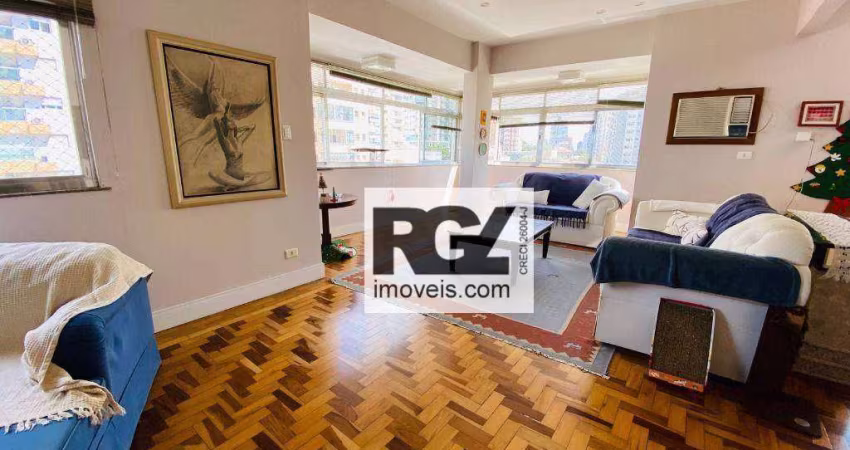 Apartamento com 4 dormitórios à venda, 170 m² por R$ 850.000,00 - Ponta da Praia - Santos/SP