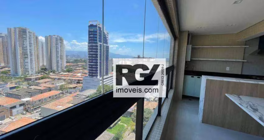 Apartamento com 2 dormitórios (1 suíte) lazer completo à venda, 65 m² por r$ 745.000 - ponta da praia - santos/sp
