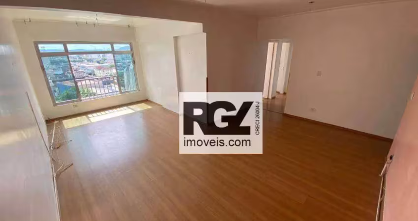 Apartamento com 3 dormitórios à venda, 107 m² por r$ 530.000,00 - vila matias - santos/sp