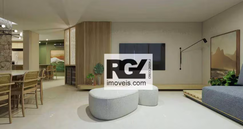 Apartamento com 3 dormitórios à venda, 186 m² por r$ 2.290.000,00 - boqueirão - santos/sp