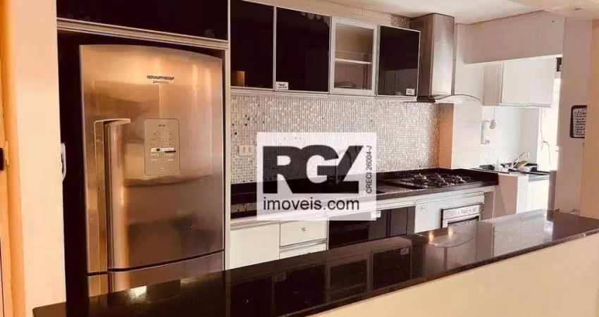 Apartamento com 2 dormitórios à venda, 69 m² por r$ 640.000,00 - gonzaga - santos/sp