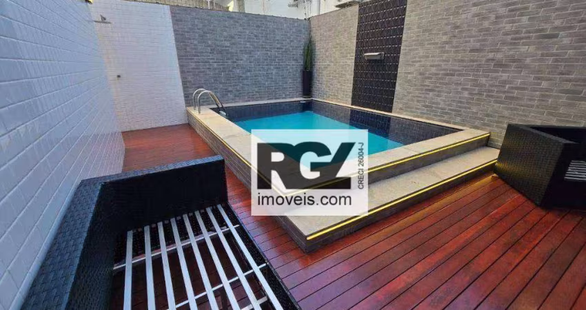Casa com 3 dormitórios à venda, 200 m² por R$ 2.500.000,00 - Embaré - Santos/SP