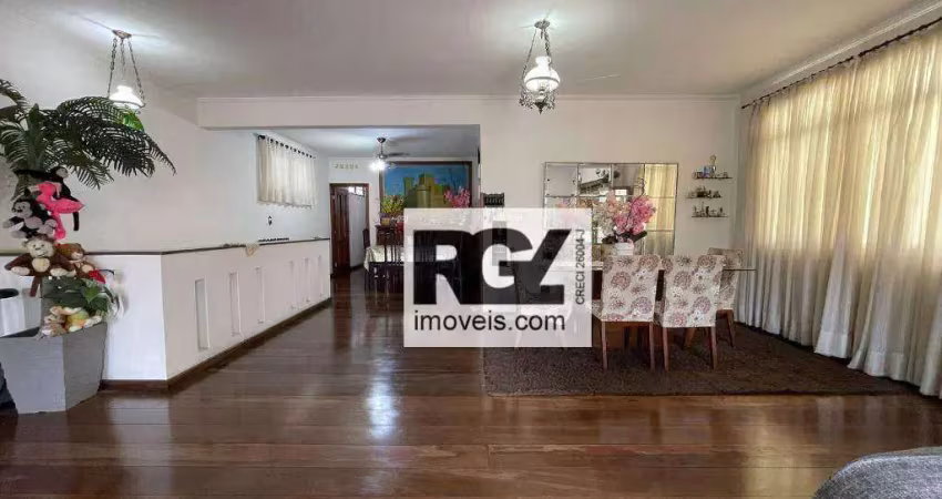 Casa com 3 dormitórios à venda, 183 m² por r$ 980.000,00 - embaré - santos/sp