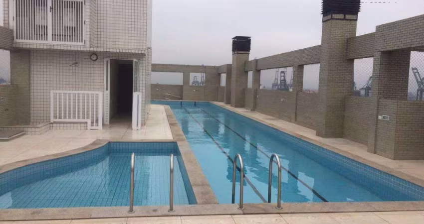 Apartamento com 3 dormitórios para alugar, 100 m² por R$ 4.700,00/mês - Aparecida - Santos/SP