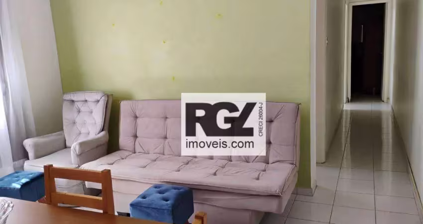 Apartamento com 2 dormitórios à venda, 75 m² por r$ 371.000,00 - campo grande - santos/sp