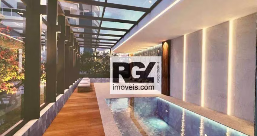 Apartamento com 3 dormitórios à venda, 163 m² por r$ 3.600.000,00 - ponta da praia - santos/sp