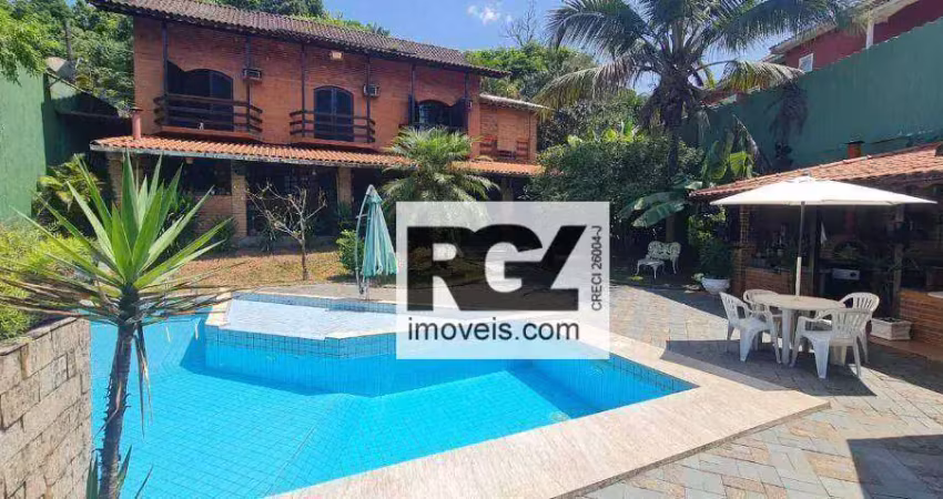 Sobrado à venda, 360 m² por r$ 2.250.000,00 - morro de nova cintra - santos/sp