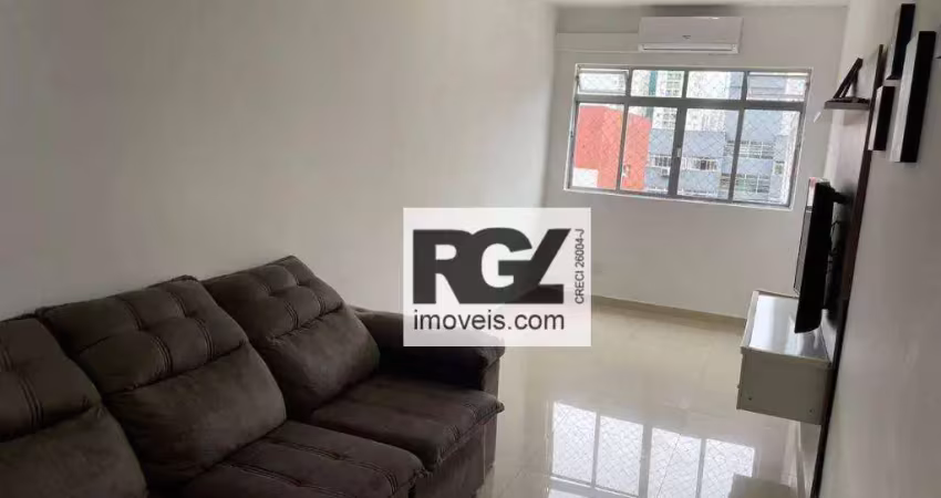 Apartamento com 2 dormitórios à venda, 93 m² por r$ 530.000,00 - vila matias - santos/sp