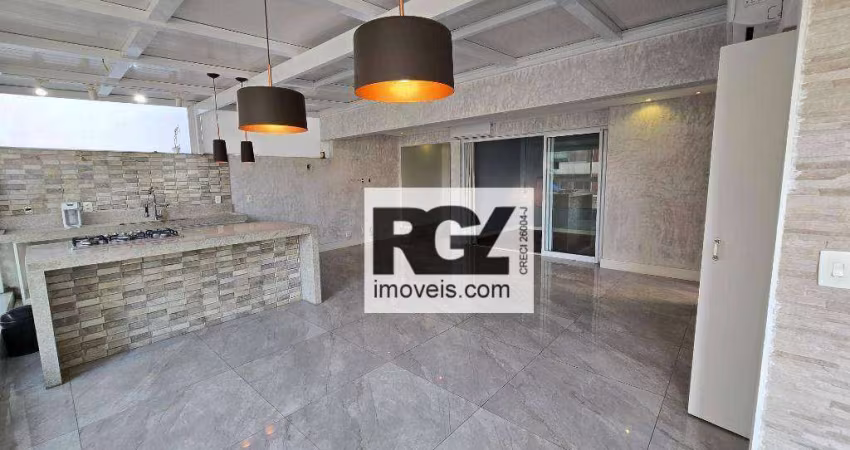 Apartamento Garden com 1 dormitório à venda, 50 m² por R$ 850.000,00 - Ponta da Praia - Santos/SP