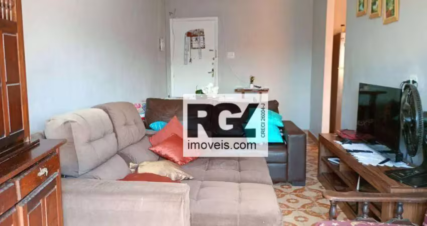 Apartamento com 2 dormitórios à venda, 74 m² por r$ 250.000,00 - vila mathias - santos/sp
