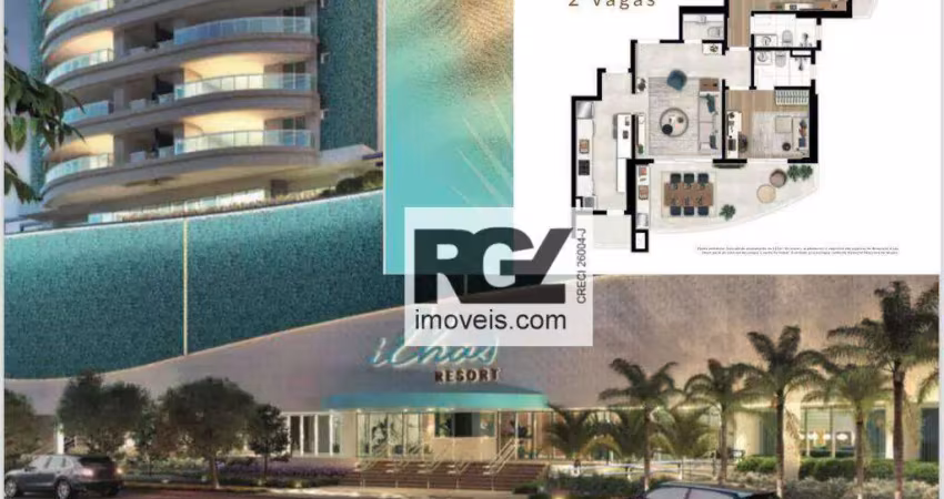 Apartamento com 2 dormitórios à venda, 113 m² por r$ 2.000.000,00 - ponta da praia - santos/sp