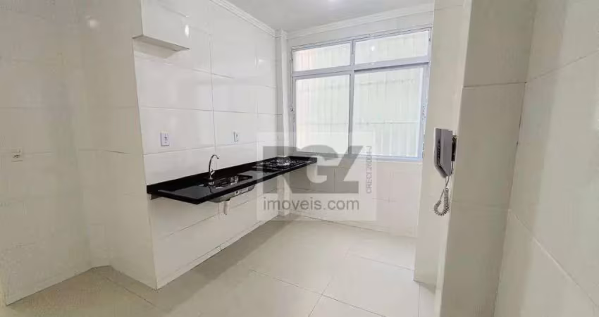 Apartamento com 1 dormitório à venda, 57 m² por r$ 390.000,00 - josé menino - santos/sp