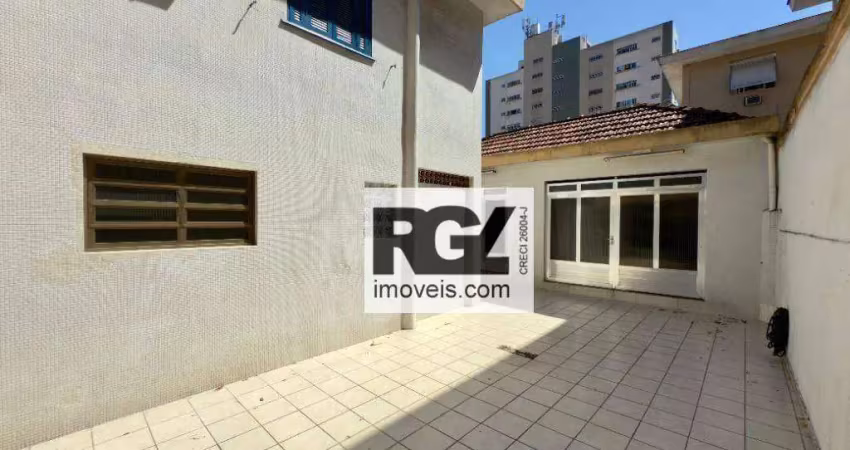 Casa com 3 dormitórios à venda, 210 m² por R$ 2.130.000,00 - Embaré - Santos/SP