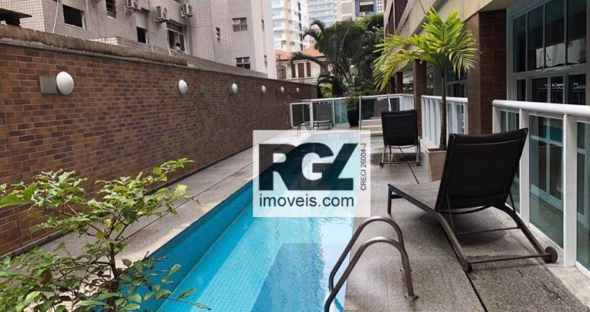 Apartamento com 1 dormitório à venda, 52 m² por R$ 620.000,00 - Gonzaga - Santos/SP