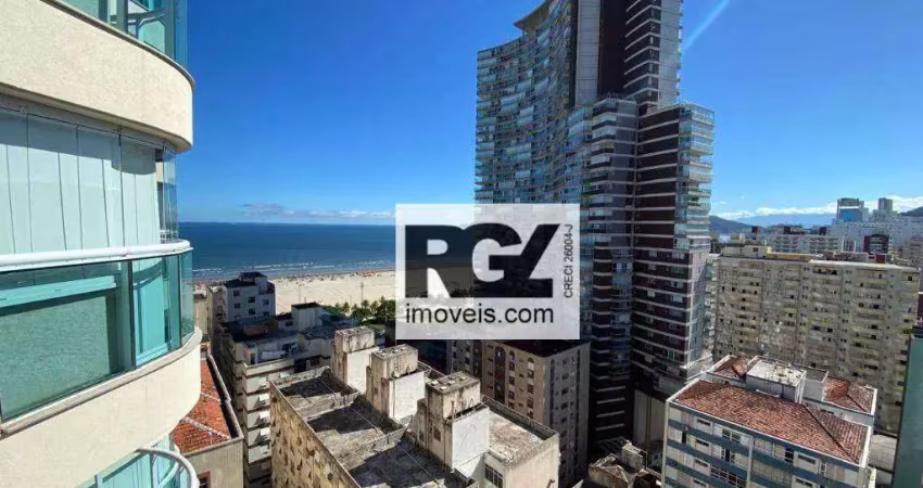 Apartamento com 1 dormitório à venda, 52 m² por r$ 780.000,00 - gonzaga - santos/sp