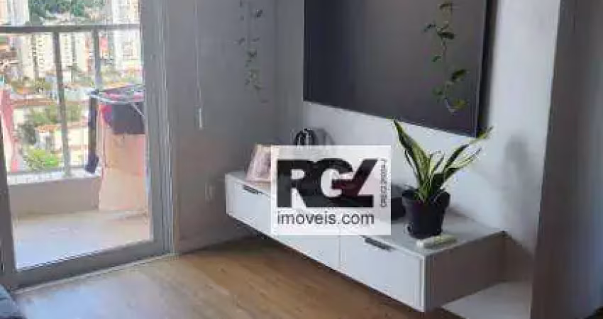 Apartamento com 1 dormitório à venda, 44 m² por r$ 640.000,00 - campo grande - santos/sp