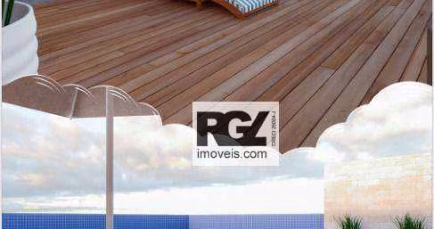 Apartamento com 2 dormitórios à venda, 59 m² por R$ 548.000,00 - Estuário - Santos/SP
