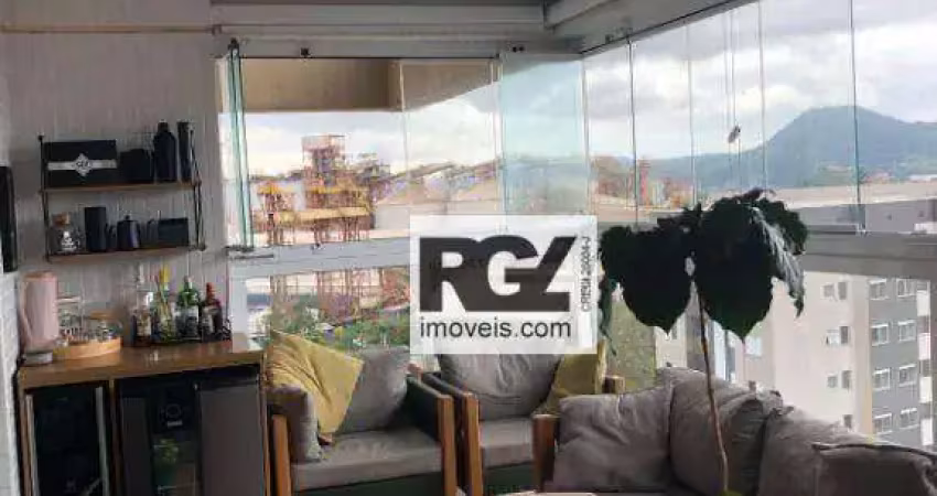 Apartamento com 3 dormitórios à venda, 111 m² por r$ 1.200.000,00 - ponta da praia - santos/sp