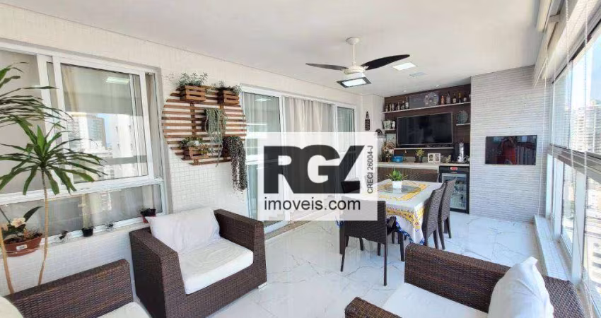 Apartamento com 4 dormitórios à venda, 132 m² por R$ 1.690.000,00 - Ponta da Praia - Santos/SP
