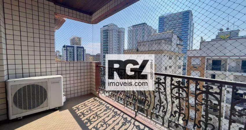 3 suítes | Andar alto | Varanda | 2 vagas - Próximo da praia na Aparecida!