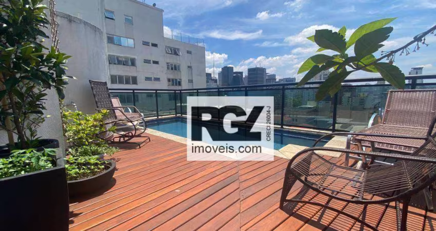 Cobertura duplex 184 m² 2 dormitório 2 vagas Jardim Paulista