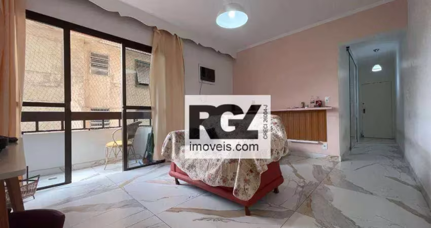 Apartamento com 2 dormitórios à venda, 90 m² por r$ 780.000,00 - gonzaga - santos/sp
