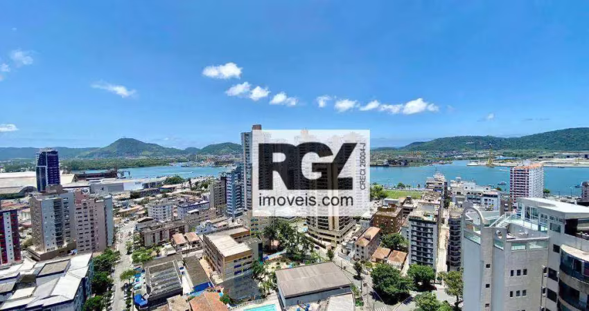 Apartamento à venda, 77 m² por r$ 1.150.000,00 - ponta da praia - santos/sp