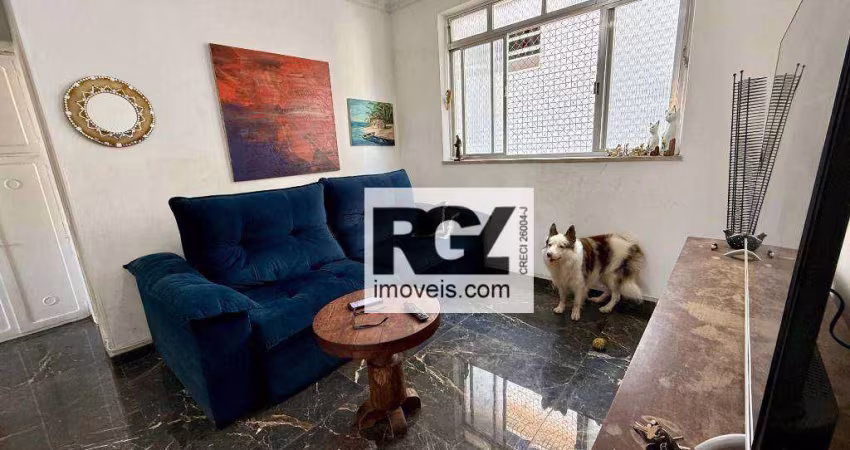 Apartamento com 1 dormitório à venda, 54 m² por R$ 380.000,00 - Ponta da Praia - Santos/SP