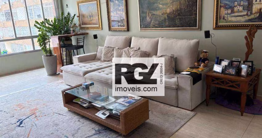 Apartamento com 2 dormitórios à venda, 100 m² por R$ 880.000,00 - Boqueirão - Santos/SP