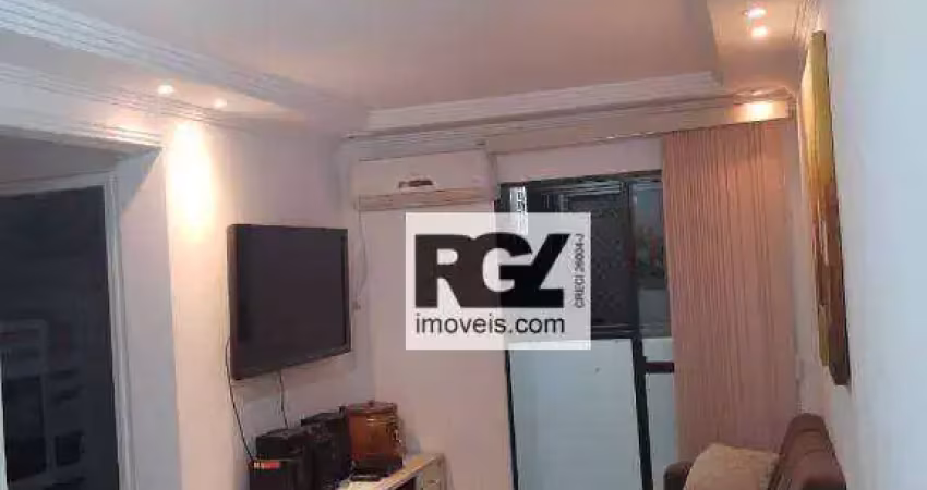 Apartamento com 2 dormitórios à venda, 89 m² por r$ 450.000,00 - aparecida - santos/sp
