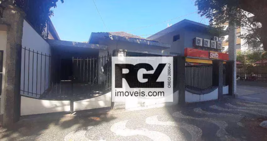 Casa com 4 dormitórios para alugar, 167 m² por r$ 18.796,90/mês - embaré - santos/sp