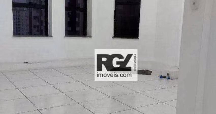 Sala, 45 m² - venda por R$ 370.000,00 ou aluguel por R$ 2.500,00/mês - Embaré - Santos/SP