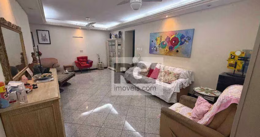 Apartamento com 3 dormitórios à venda, 140 m² por r$ 850.000,00 - ponta da praia - santos/sp