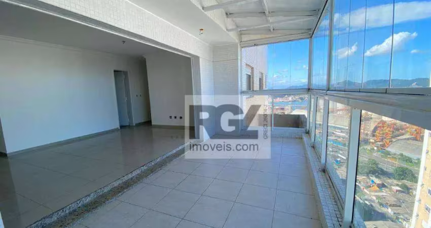 Apartamento com 3 dormitórios à venda, 111 m² por r$ 1.100.000,00 - ponta da praia - santos/sp