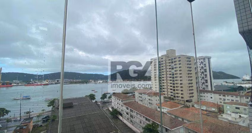 Apartamento com 2 dormitórios para alugar, 107 m² por R$ 6.900,00/mês - Ponta da Praia - Santos/SP