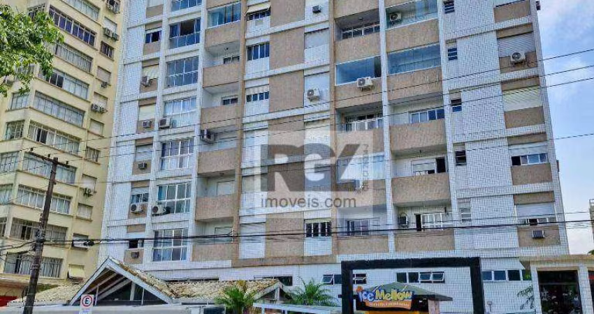 Kitnet com 1 dormitório para alugar, 38 m² por R$ 2.600,00/ano - Boqueirão - Santos/SP