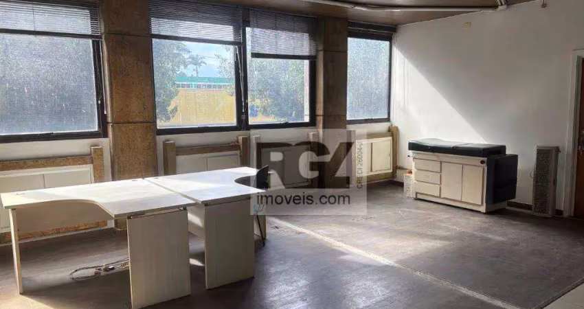 Conjunto para alugar, 200 m² por r$ 6.000,00/mês - gonzaga - santos/sp