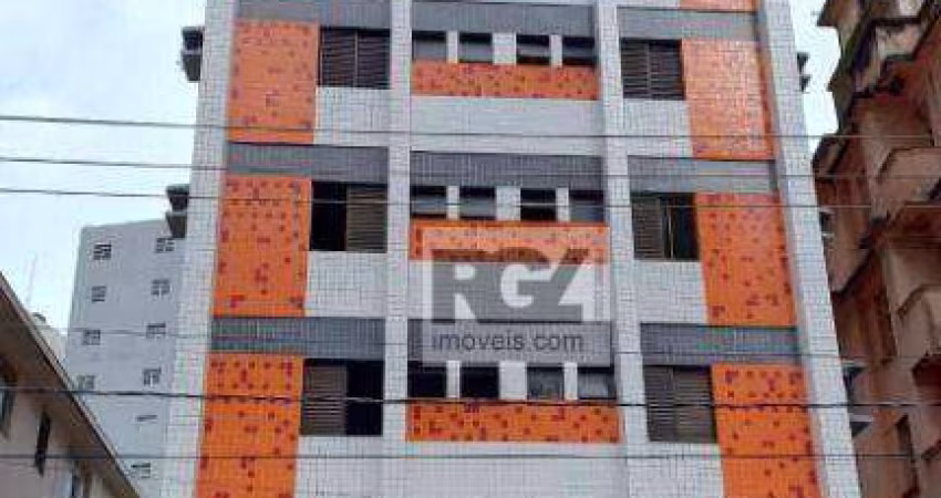 Apartamento com 1 dormitório para alugar, 51 m² por R$ 2.500,00/mês - José Menino - Santos/SP