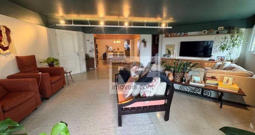 Apartamento com 3 dormitórios à venda, 199 m² por r$ 2.350.000,00 - ponta da praia - santos/sp