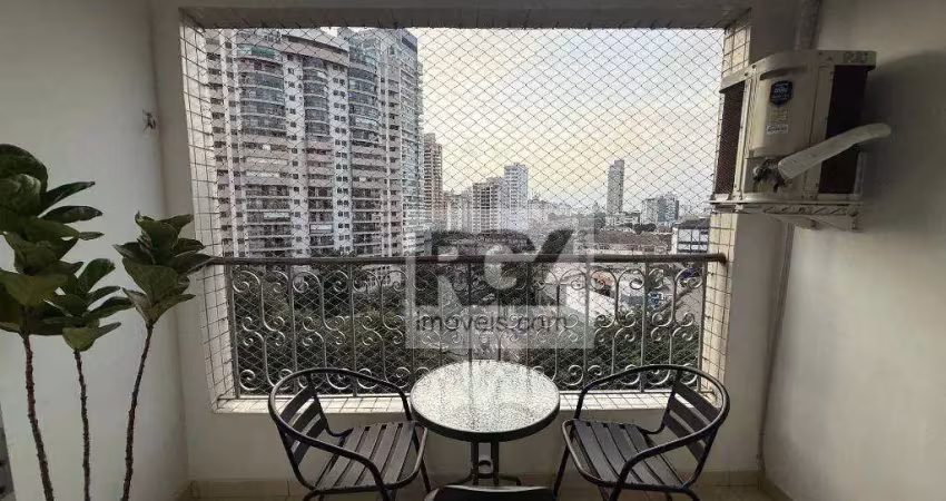 Apartamento com 2 dormitórios à venda, 81 m² por r$ 640.000,00 - ponta da praia - santos/sp
