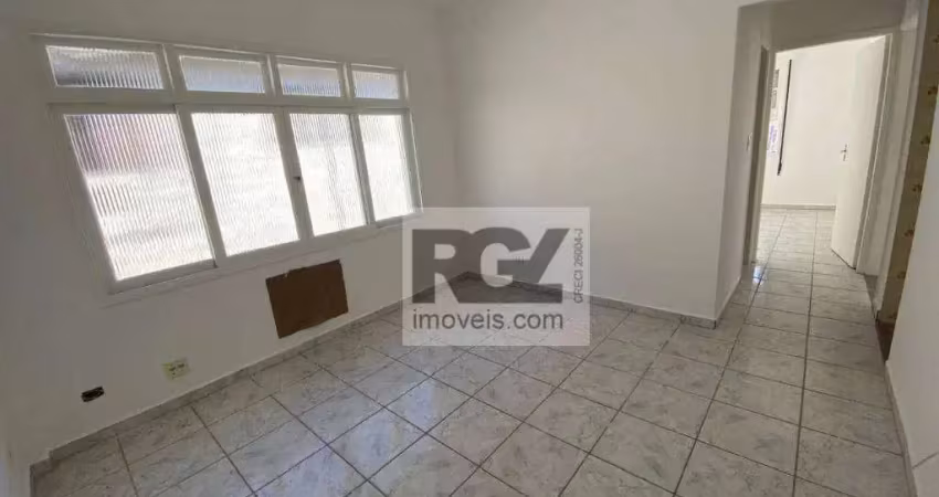 Apartamento com 2 dormitórios à venda, 110 m² por r$ 344.000,00 - marapé - santos/sp