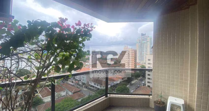 Apartamento com 2 dormitórios à venda, 111 m² por r$ 849.000,00 - ponta da praia - santos/sp