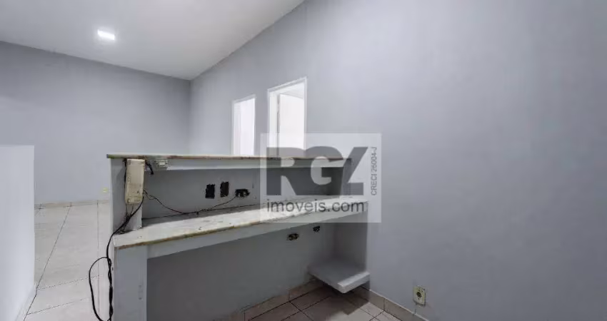 Sala para alugar, 60 m² por r$ 2.000,00/mês - centro - santos/sp