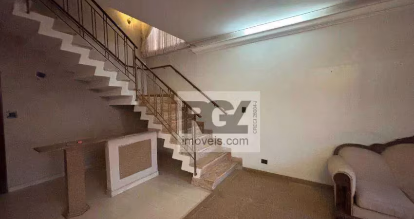 Casa com 6 dormitórios para alugar, 450 m² por r$ 24.552,07/mês - gonzaga - santos/sp